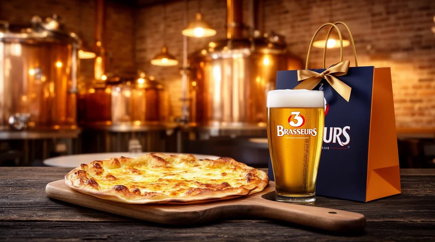 Coupon anniversaire de 15 € à utiliser dans les restaurants 3 Brasseurs.