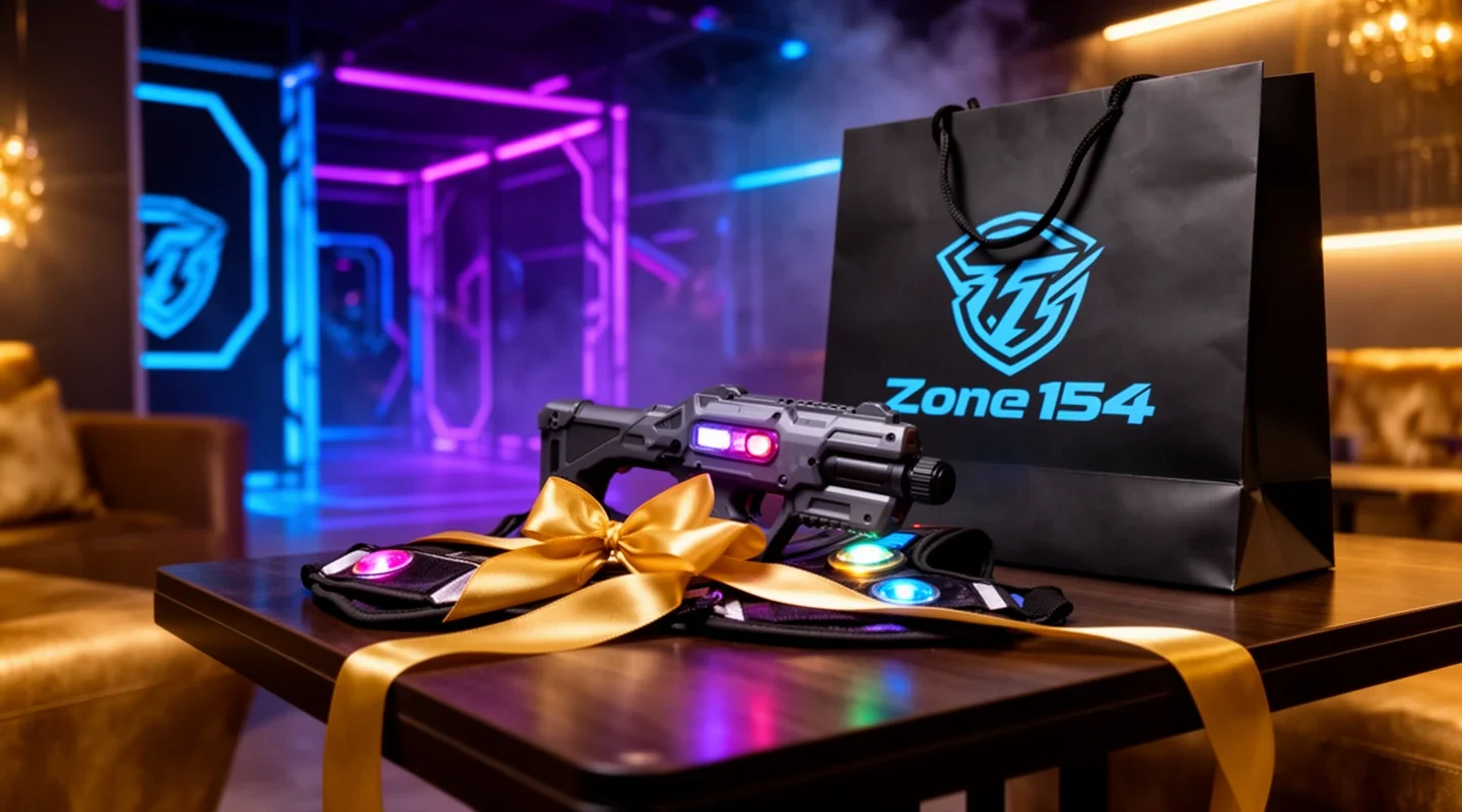 Une partie de Laser Game offerte pour l’anniversaire.